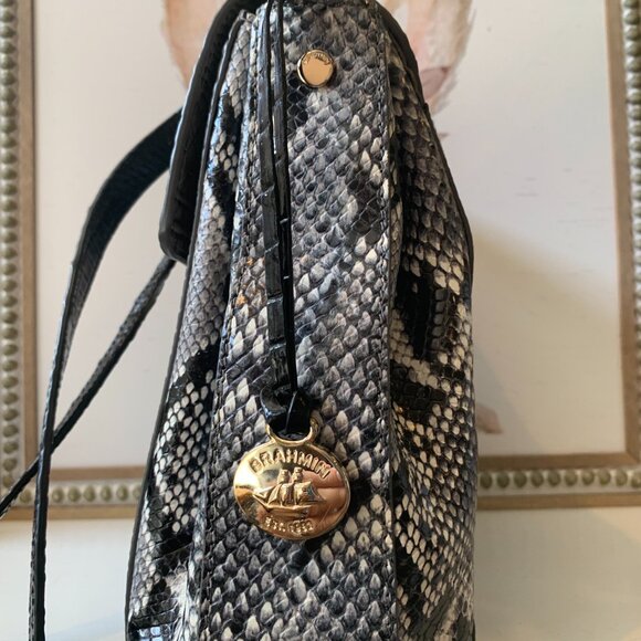 ❤️ HTF Brahmin Margo Steel Fontaine Like New - Picture 4 of 6